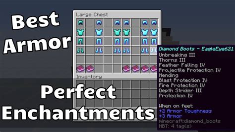 Best Armor Enchantments Minecraft