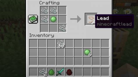 How To Make A Lead In Minecraft