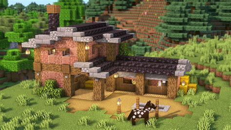 Minecraft Horse Stable