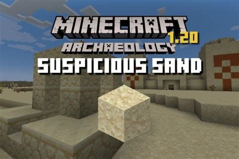 Suspicious Sand Minecraft